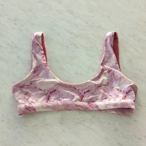 🌿REVERSIBLE MARBLE BIKINI TOP🌿